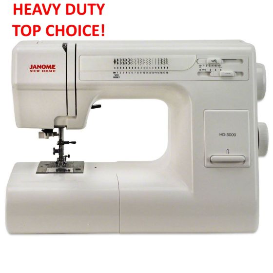 Janome HD3000 Heavy Duty: Sewing Machine