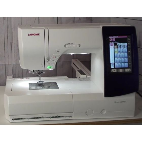Janome Memory Craft 9850 Sewing and Embroidery Machine