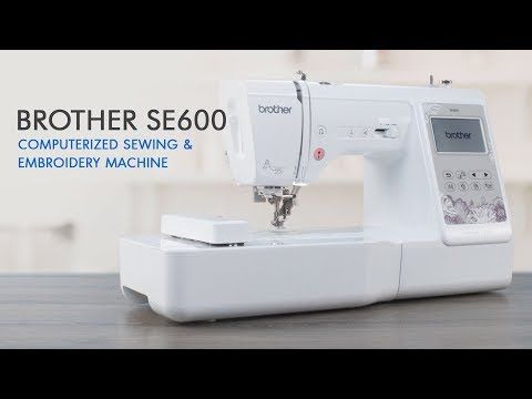 brother se600 sewing and embroidery machine Manual