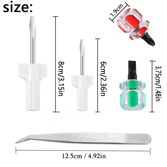 6 Pieces Sewing Machine Cleaning Kit Includes Tweezers Double Headed Lint  Brush Screwdriver, for Sewing Tools 
