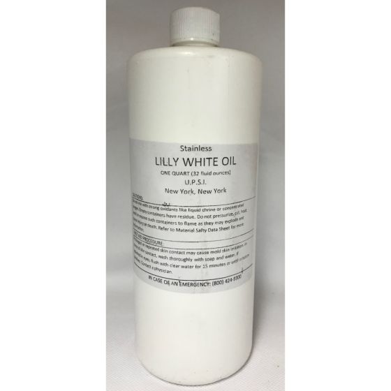 Stainless Machine Oil - 1 Quart Lily White Sewing Machine Oil