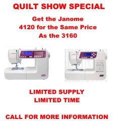 Janome 3160QDC versus 4120QDC Sewing Machine Feature Comparison