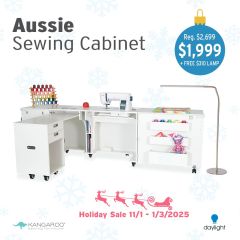 Kangaroo Aussie II Sewing Cabinet in White