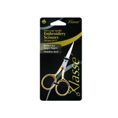 Klasse Ornate 4-1/8in Extra Large Handle Embroidery Scissors