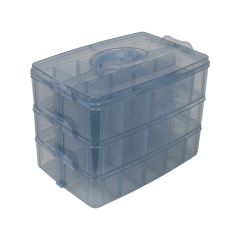 Everything Mary Blue Four Tray Thread Box EVM13444-4