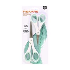 Fiskars Limited Edition Softgrip Titanium Fashion Scissors 5In & 7In Set 