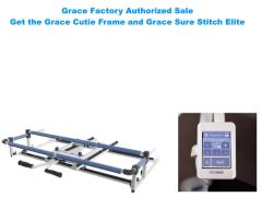 Grace SureStitch Elite Stitch Regulator with Cutie Frame Factory Authorized Combo Offer