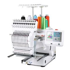 Happy Japan HCS3 1201 Voyager 12 Needle Commercial Embroidery Machine