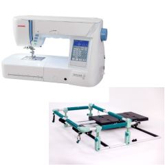 Grace Mini Quilter with Janome Skyline S5 Quilting Machine Combo