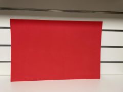 Puffy Foam and Cap Backing 12 x 18 Inch Sheet Red