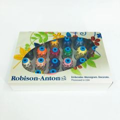 Robison Anton 24 Spool Poly Most Popular Color Thread Set 