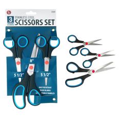 Stainless Steel Scissors Set 3 Pieces