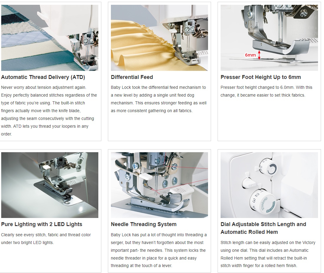 self threading serger from